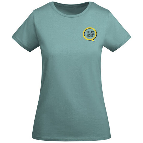 Breda T-Shirt aus Bio-Baumwolle für Damen, Dusty Blue bedrucken, Art.-Nr. R66991M6