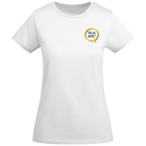 Breda T-Shirt aus Bio-Baumwolle für Damen, weiss bedrucken, Art.-Nr. R66991Z1