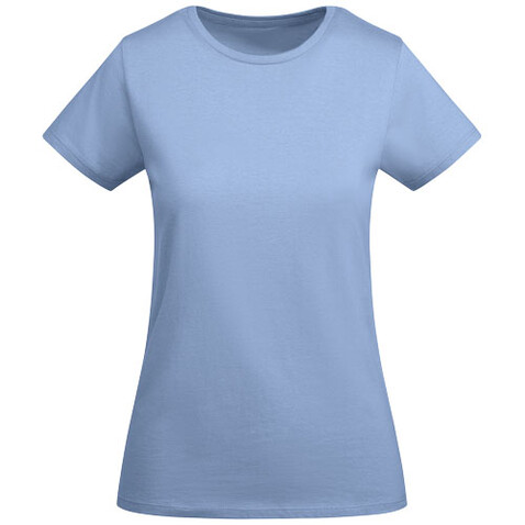 Breda T-Shirt aus Bio-Baumwolle für Damen, himmelblau bedrucken, Art.-Nr. R66992H4