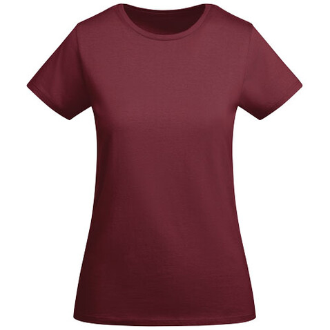 Breda T-Shirt aus Bio-Baumwolle für Damen, Garnet bedrucken, Art.-Nr. R66992P4