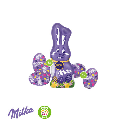 Premium „Osterei“ mit Milka Schokoladenmischung bedrucken, Art.-Nr. 94642-O