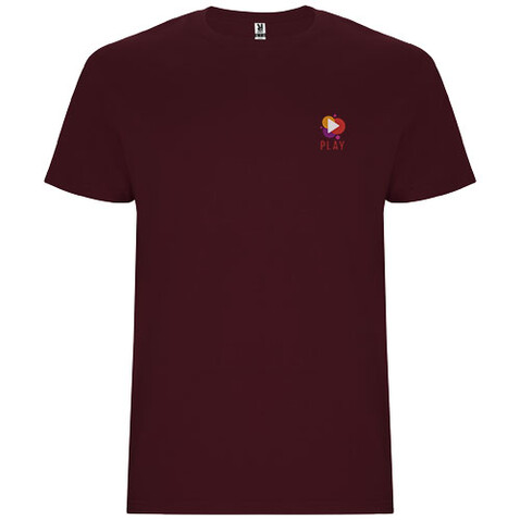 Stafford T-Shirt für Kinder, Garnet bedrucken, Art.-Nr. K66812PL