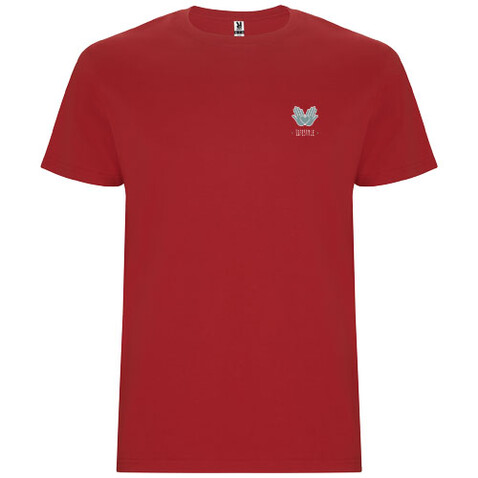 Stafford T-Shirt für Kinder, rot bedrucken, Art.-Nr. K66814IE