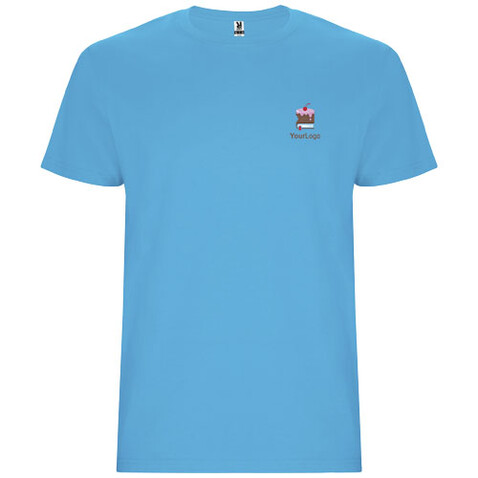Stafford T-Shirt für Kinder, türkis bedrucken, Art.-Nr. K66814UJ
