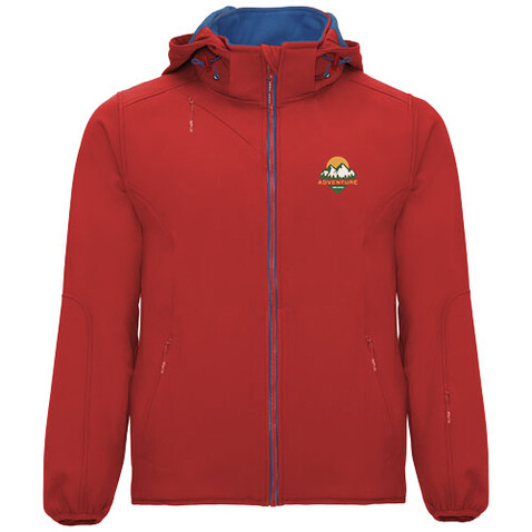 Siberia Softshelljacke Unisex, rot bedrucken, Art.-Nr. R64284I0