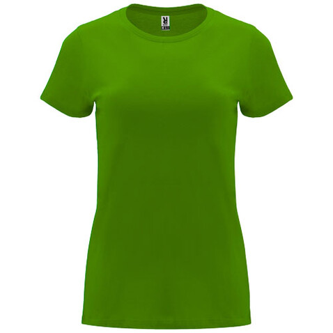 Capri T-Shirt für Damen, Grass Green bedrucken, Art.-Nr. R66835C1