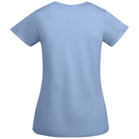 Breda T-Shirt aus Bio-Baumwolle für Damen, himmelblau bedrucken, Art.-Nr. R66992H4