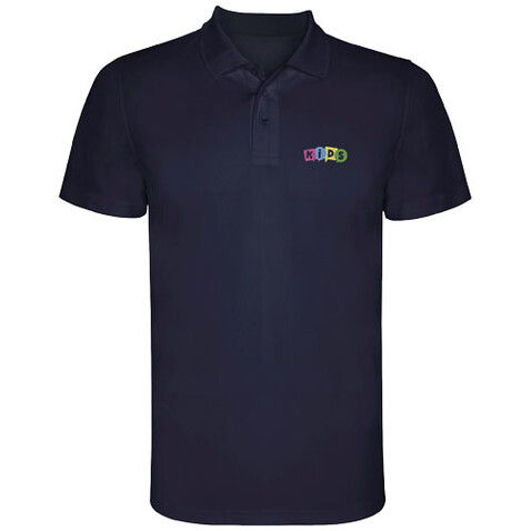 Monzha Sport Poloshirt für Kinder, Navy Blue bedrucken, Art.-Nr. K04041RH