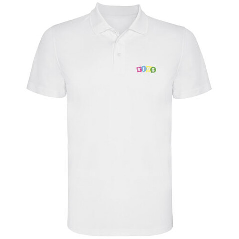 Monzha Sport Poloshirt für Kinder, weiss bedrucken, Art.-Nr. K04041ZD Monzha Sport Poloshirt für Kinder, weiss bedrucken, Art.-Nr. K04041ZD