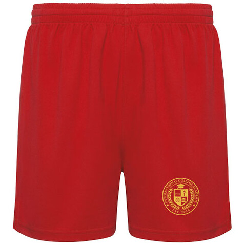 Player Sportshorts für Kinder, rot bedrucken, Art.-Nr. K04534IH