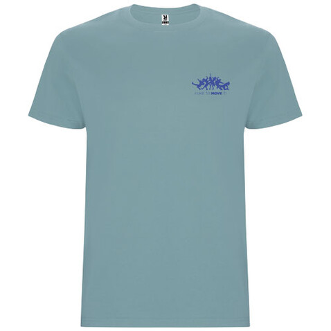 Stafford T-Shirt für Kinder, Dusty Blue bedrucken, Art.-Nr. K66811MJ