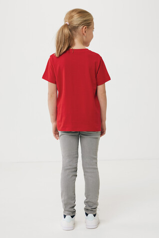 Iqoniq Koli Kids T-Shirt aus recycelter Baumwolle rot bedrucken, Art.-Nr. T6100.029.1112