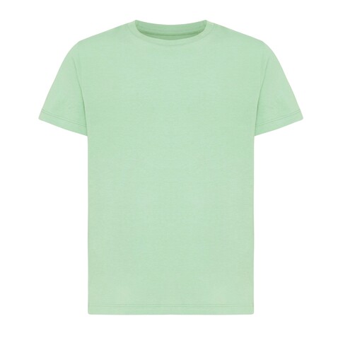 Iqoniq Koli Kids T-Shirt aus recycelter Baumwolle Iceberg green bedrucken, Art.-Nr. T6100.023.78