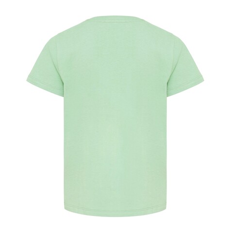 Iqoniq Koli Kids T-Shirt aus recycelter Baumwolle Iceberg green bedrucken, Art.-Nr. T6100.023.56