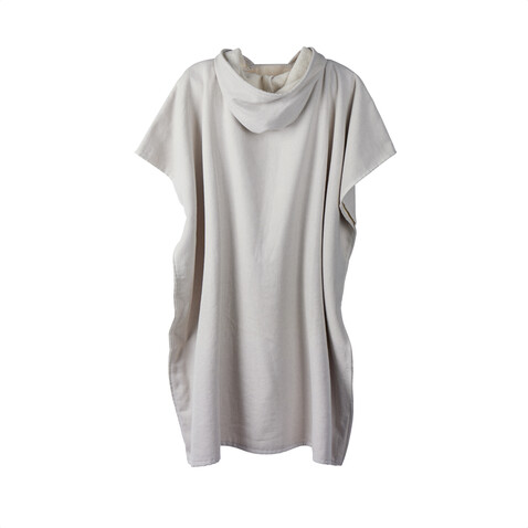 VINGA Tolo Hamam Frottee Strandponcho grau, off white bedrucken, Art.-Nr. V417202