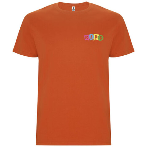 Stafford T-Shirt für Kinder, orange bedrucken, Art.-Nr. K66813IJ