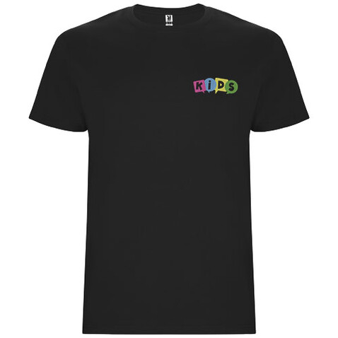 Stafford T-Shirt für Kinder, schwarz bedrucken, Art.-Nr. K66813OJ