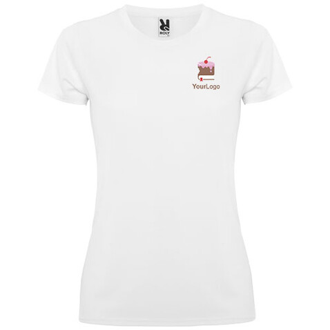 Montecarlo Sport T-Shirt für Damen, weiss bedrucken, Art.-Nr. R04231Z3 Montecarlo Sport T-Shirt für Damen, weiss bedrucken, Art.-Nr. R04231Z3