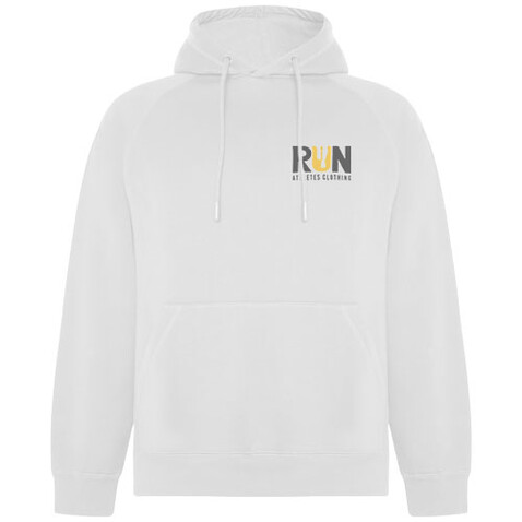 Vinson Kapuzenpullover aus Bio-Baumwolle Unisex, weiss bedrucken, Art.-Nr. R10741Z5
