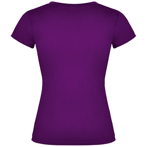 Victoria T-Shirt mit V-Ausschnitt für Damen, lila bedrucken, Art.-Nr. R66464H4