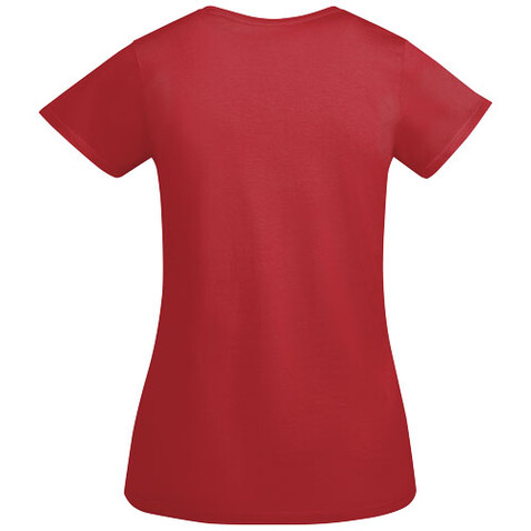 Breda T-Shirt aus Bio-Baumwolle für Damen, rot bedrucken, Art.-Nr. R66994I5