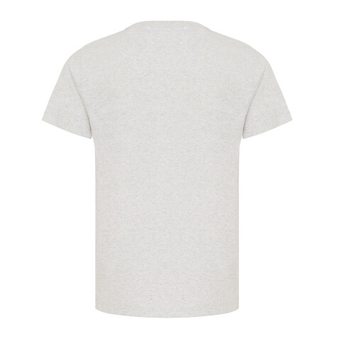 Iqoniq Koli Kids T-Shirt aus recycelter Baumwolle ungefärbte helles Grau bedrucken, Art.-Nr. T6100.032.78