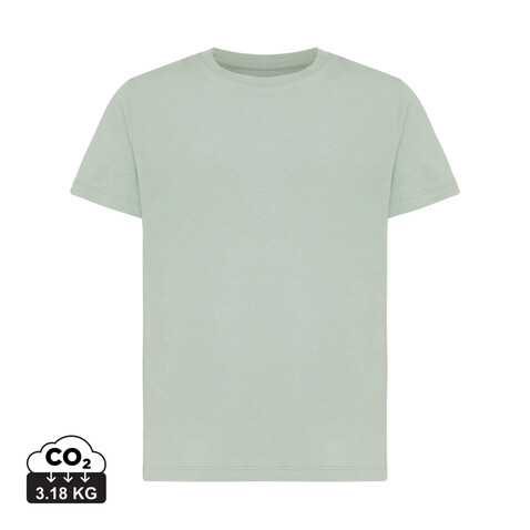 Iqoniq Koli Kids T-Shirt aus recycelter Baumwolle Iceberg green bedrucken, Art.-Nr. T6100.023.910