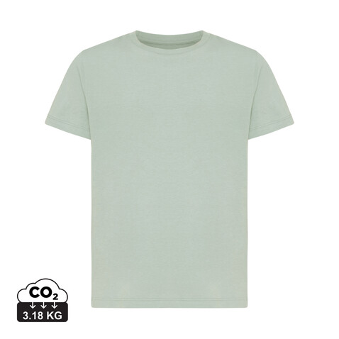 Iqoniq Koli Kids T-Shirt aus recycelter Baumwolle Iceberg green bedrucken, Art.-Nr. T6100.023.78