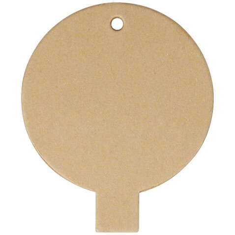USB-Stick 2.0 rund aus recyceltem Papier, Kraftpapier, 1GB bedrucken, Art.-Nr. 1Z50206D