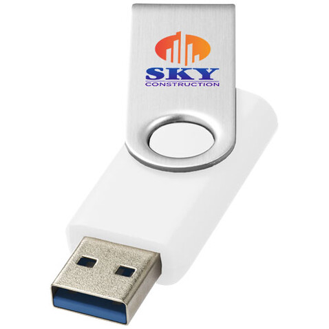 Rotate-basic USB-Stick 3.0, weiss, 16GB bedrucken, Art.-Nr. 1Z50601K