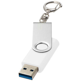 Rotate USB-Stick 3.0 mit Schlüsselanhänger, weiss, 16GB bedrucken, Art.-Nr. 1Z50701K Rotate USB-Stick 3.0 mit Schlüsselanhänger, weiss, 16GB bedrucken, Art.-Nr. 1Z50701K