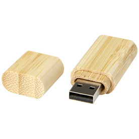 USB-Stick 3.0 aus Bambus mit Schlüsselring, natural, 16GB bedrucken, Art.-Nr. 1Z51370K