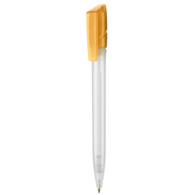 Kugelschreiber TWISTER FROZEN–frost-weiss TR/FR/mango-gelb TR/FR bedrucken, Art.-Nr. 00041_3100_3505 Kugelschreiber TWISTER FROZEN–frost-weiss TR/FR/mango-gelb TR/FR bedrucken, Art.-Nr. 00041_3100_3505