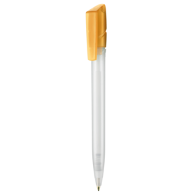 Kugelschreiber TWISTER FROZEN–frost-weiss TR/FR/mango-gelb TR/FR bedrucken, Art.-Nr. 00041_3100_3505 Kugelschreiber TWISTER FROZEN–frost-weiss TR/FR/mango-gelb TR/FR bedrucken, Art.-Nr. 00041_3100_3505