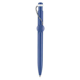 Kugelschreiber PIN PEN–azur-blau bedrucken, Art.-Nr. 00060_1300