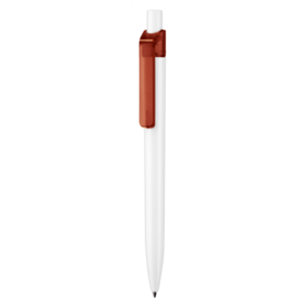 Kugelschreiber INSIDER ST–weiss/rubin-rot TR/FR bedrucken, Art.-Nr. 02310_0101_3630