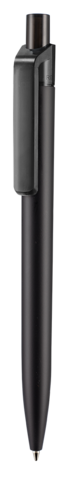 Kugelschreiber INSIDER SOFT ST–schwarz/smoke grey bedrucken, Art.-Nr. 02311_1500_4507