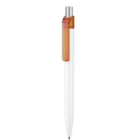 Kugelschreiber INSIDER STM–weiss/clementine-orange TR/FR bedrucken, Art.-Nr. 02312_0101_3547