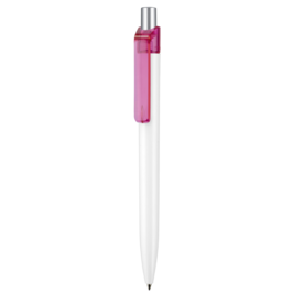 Kugelschreiber INSIDER STM–weiss/magenta-pink TR/FR bedrucken, Art.-Nr. 02312_0101_3806