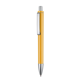 Kugelschreiber EXOS M–apricot-gelb bedrucken, Art.-Nr. 07602_0201