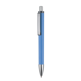 Kugelschreiber EXOS SOFT M–taubenblau bedrucken, Art.-Nr. 07603_1369