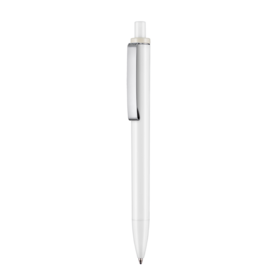 Kugelschreiber EXOS P–weiss/elfenbein bedrucken, Art.-Nr. 07610_0101_0306