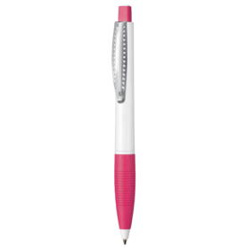 Kugelschreiber CLUB–weiss/fuchsia-pink bedrucken, Art.-Nr. 08800_0101_0800 Kugelschreiber CLUB–weiss/fuchsia-pink bedrucken, Art.-Nr. 08800_0101_0800
