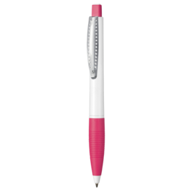 Kugelschreiber CLUB–weiss/fuchsia-pink bedrucken, Art.-Nr. 08800_0101_0800 Kugelschreiber CLUB–weiss/fuchsia-pink bedrucken, Art.-Nr. 08800_0101_0800