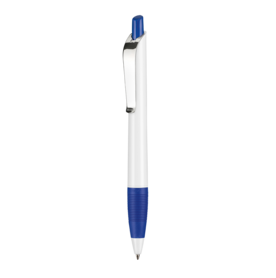 Kugelschreiber BOND SHINY–weiss/azur-blau bedrucken, Art.-Nr. 08910_0101_1300 Kugelschreiber BOND SHINY–weiss/azur-blau bedrucken, Art.-Nr. 08910_0101_1300