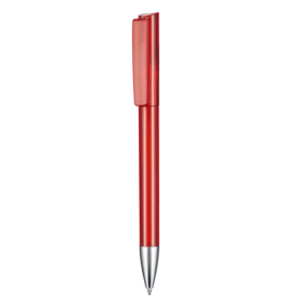 Kugelschreiber GLORY TRANSPARENT–feuer-rot TR/FR bedrucken, Art.-Nr. 10123_3609 Kugelschreiber GLORY TRANSPARENT–feuer-rot TR/FR bedrucken, Art.-Nr. 10123_3609