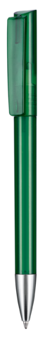 Kugelschreiber GLORY TRANSPARENT–limonen-grün TR/FR bedrucken, Art.-Nr. 10123_4031