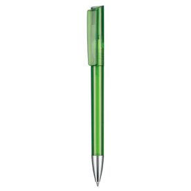 Kugelschreiber GLORY TRANSPARENT–gras grün TR. bedrucken, Art.-Nr. 10123_4070