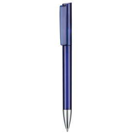 Kugelschreiber GLORY TRANSPARENT–royal-blau TR/FR bedrucken, Art.-Nr. 10123_4303
