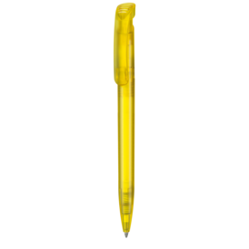 Kugelschreiber CLEAR FROZEN–ananas-gelb TR/FR bedrucken, Art.-Nr. 12000_3210
